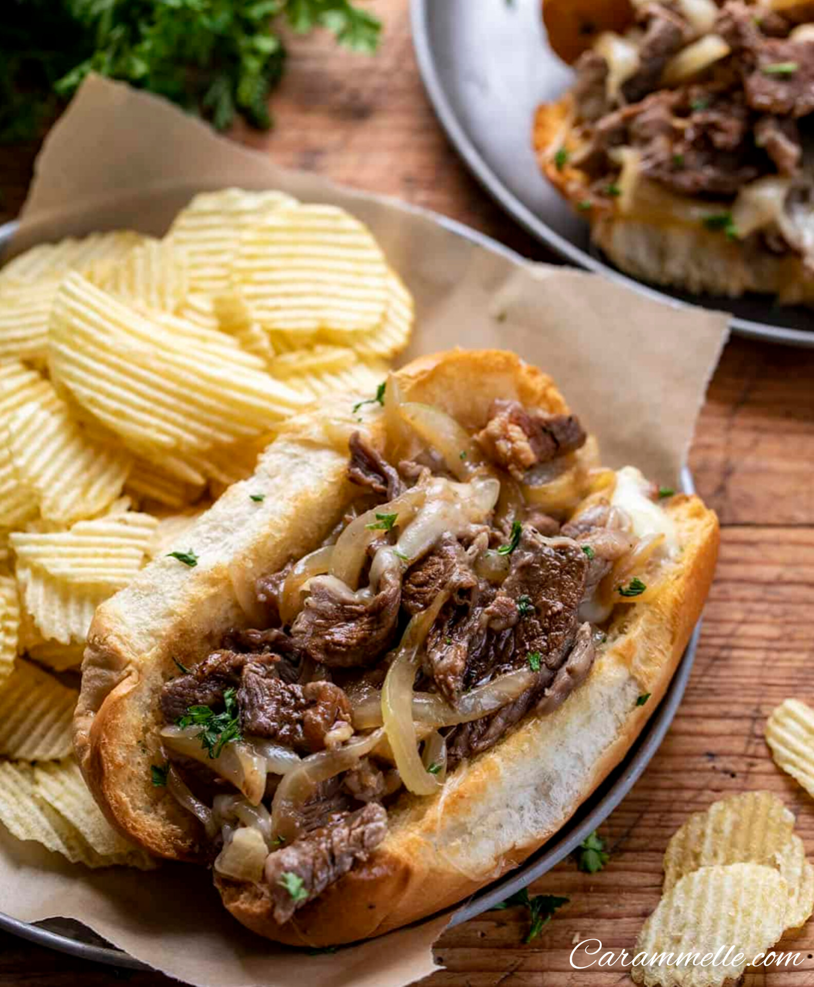 Authentic Philly Cheesesteak Carammelle